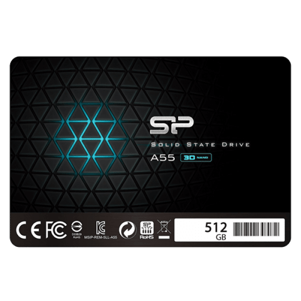 SiliconPower SSD 2.5" SATA A55 512GB, SP512GBSS3A55S25