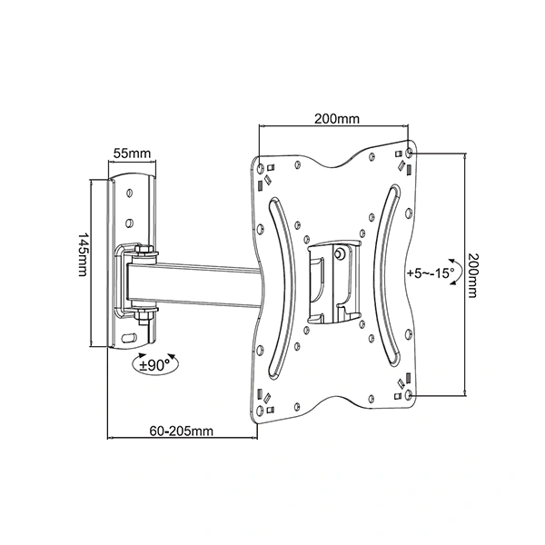 Alpha-support-TV-Arm-short-17-43-Nosac-za-TV-3-1