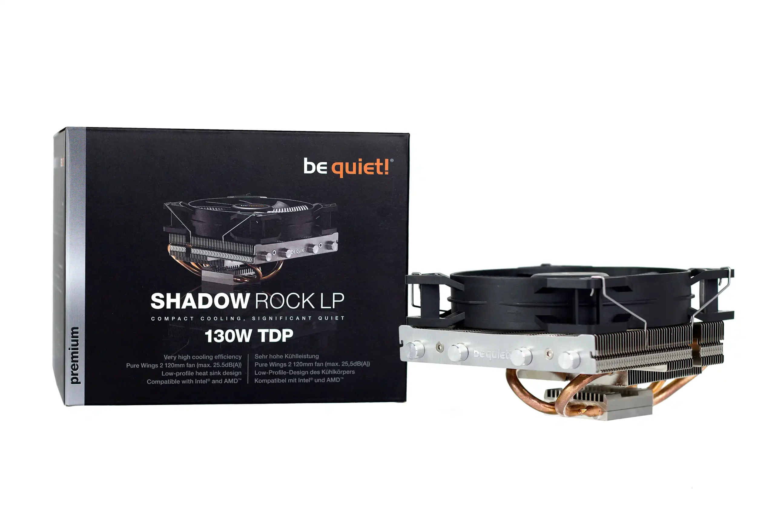 CPU-Cooler-Be-quiet-Pure-Rock-Low-Profile-BK002-AM4AM512001700-130W-3 CPU Cooler Be quiet Pure Rock Low Profile BK002 (AM4/AM5