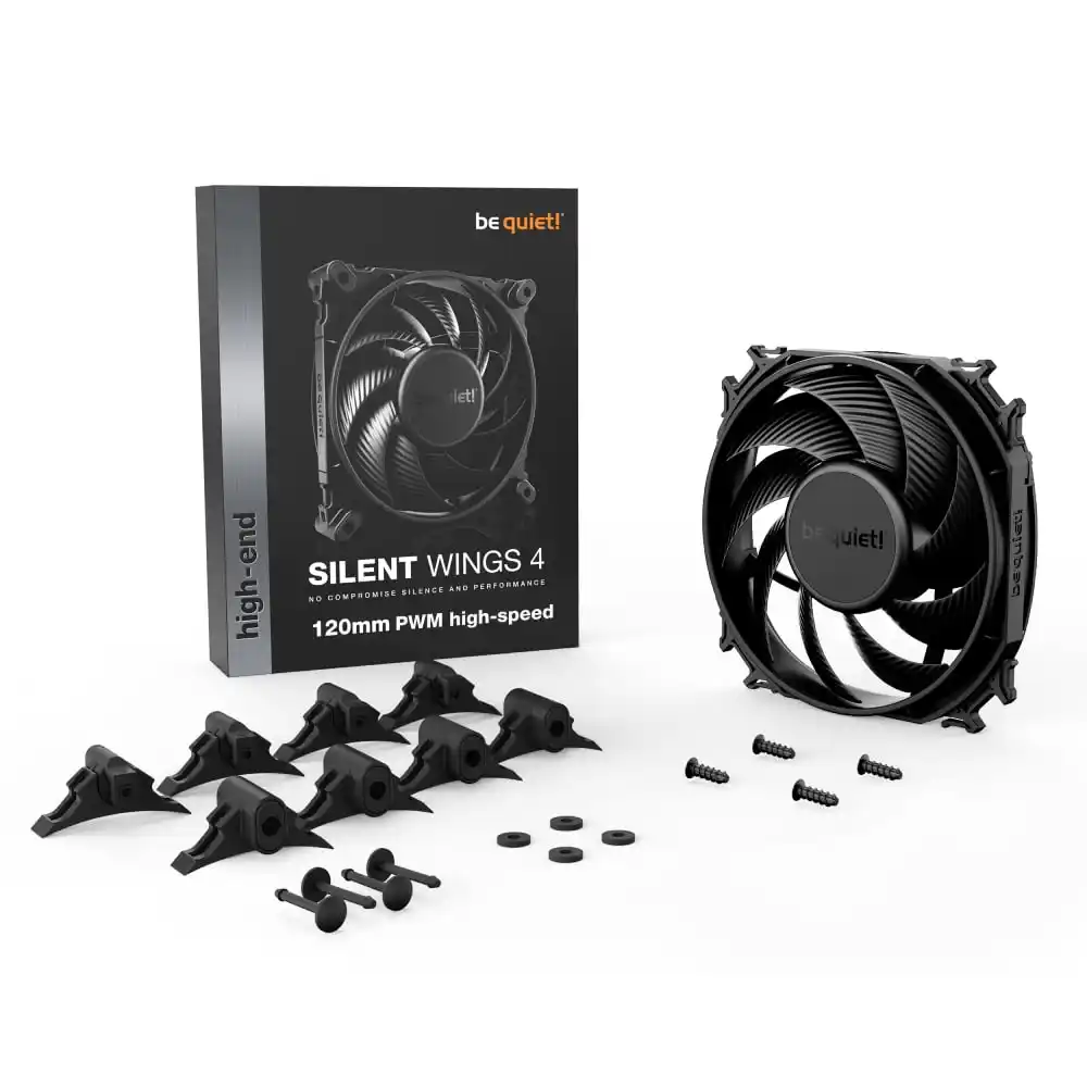 Case-Cooler-Be-quiet-Silent-Wings-4-120mm-BL094-3 Case Cooler Be quiet Silent Wings 4 120mm BL094