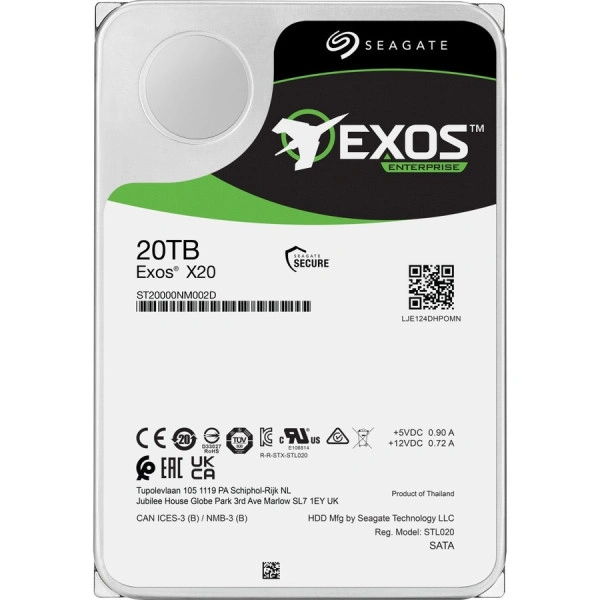 HDD-20TB-Seagate-Exos-X20-ST20000NM002D-7200RPM-256MB-Ent.-SAS-1 HDD 20TB Seagate Exos X20 ST20000NM002D 7200RPM 256MB Ent. SAS