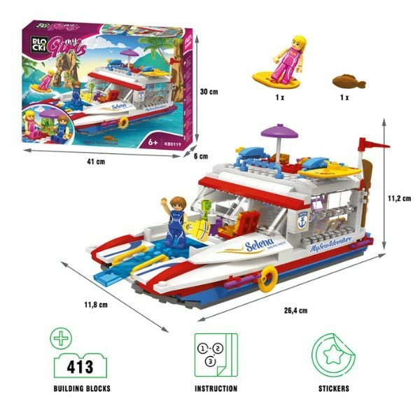 Kocke Blocki jahta 413 delova