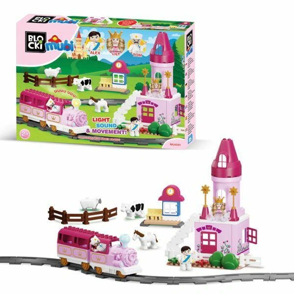 Kocke Blocki mubi zamak i voz 85 delova