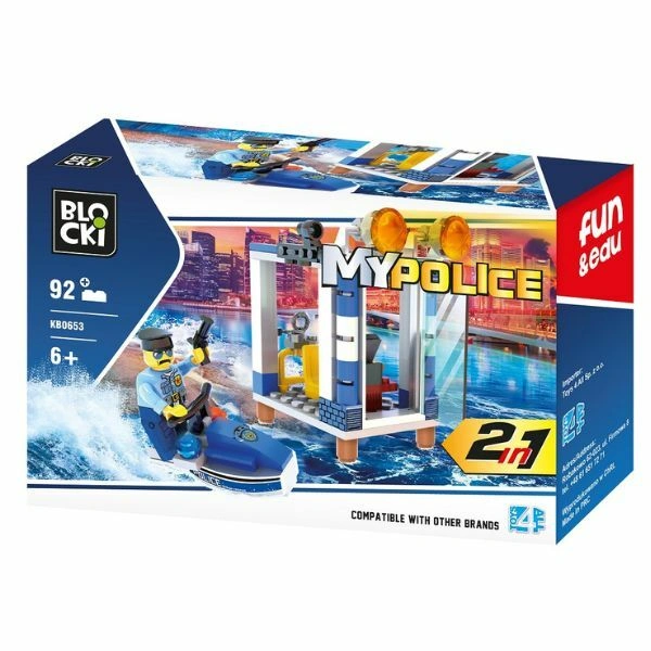Kocke Blocki policijska recna patrola 2u1 92 delova