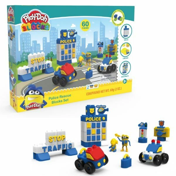 Kocke s plastelinom policija 60 delova 3404