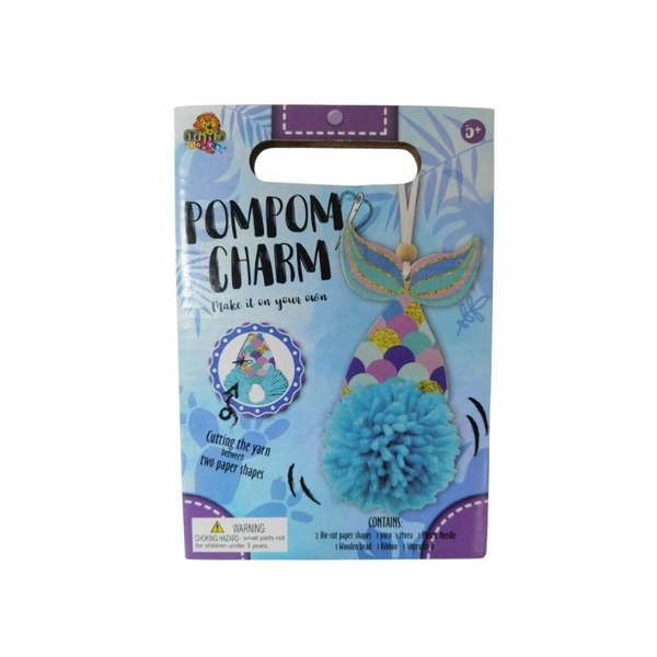 Kreativni set napravi svoj privezak za kljuceve mermaid pompom ss-19-6003