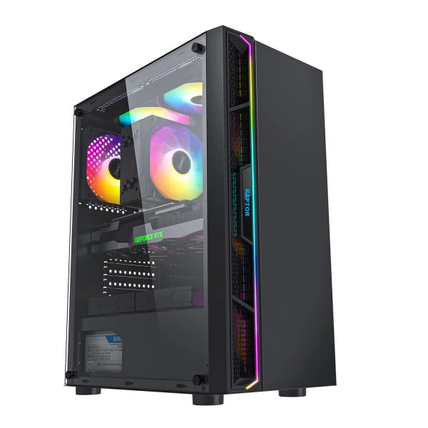 Kuciste-Raptor-Vertos-RV600-BlackWindowRGBNO-PSU-1 Kućište Raptor Vertos RV600 Black/Window/RGB/NO PSU