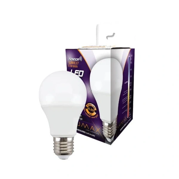 Led sijalica Lumax LUME27-11W 6500K SENZOR
