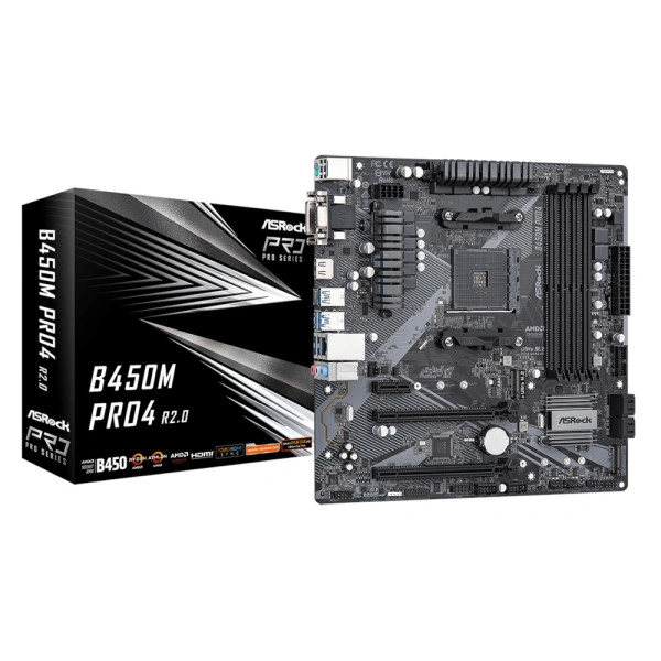 MB-AM4-AsRock-B450M-PRO4-R2.0-2 MB AM4 AsRock B450M PRO4 R2.0