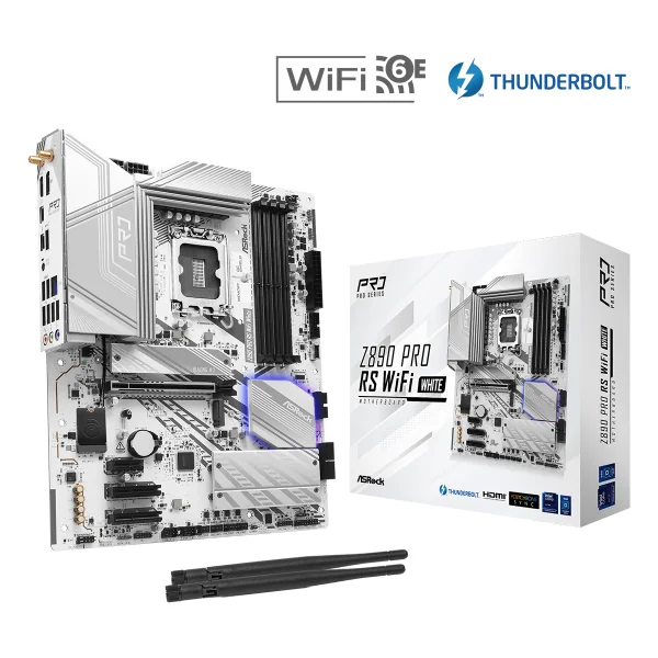 MB s1851 AsRock Z890 PRO RS WIFI WHITE