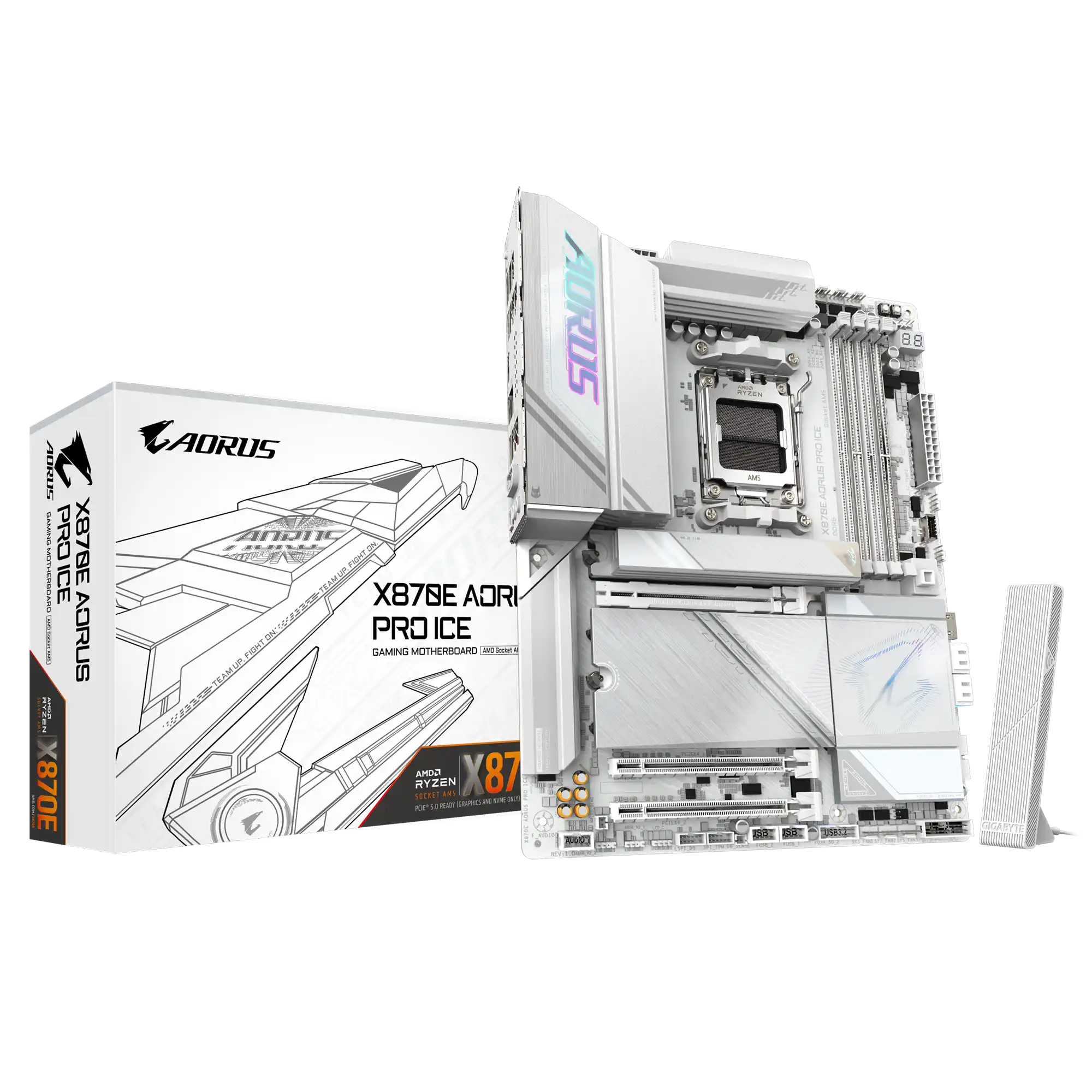 Maticna-ploca-Gigabyte-AM5-X870E-AORUS-PRO-ICE-3 Matična ploča Gigabyte AM5 X870E AORUS PRO ICE