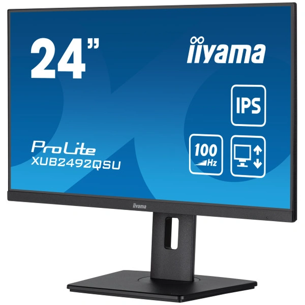 Monitor-23.8-Iiyama-XUB2492QSU-B1-IPS-2560x1440100Hz0.5msHDMIDPUSBzvucni-1-1