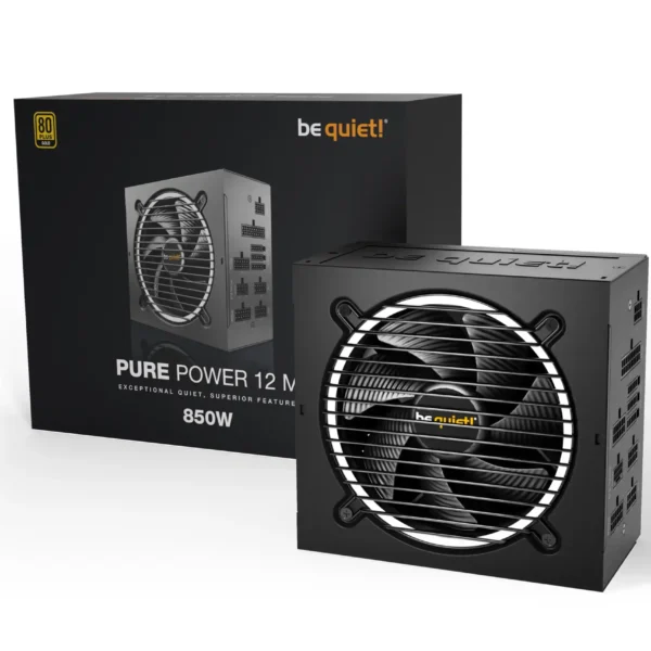 Napajanje Be Quiet Pure Power 12M 850W Gold BN344 ATX3.0 Modularno