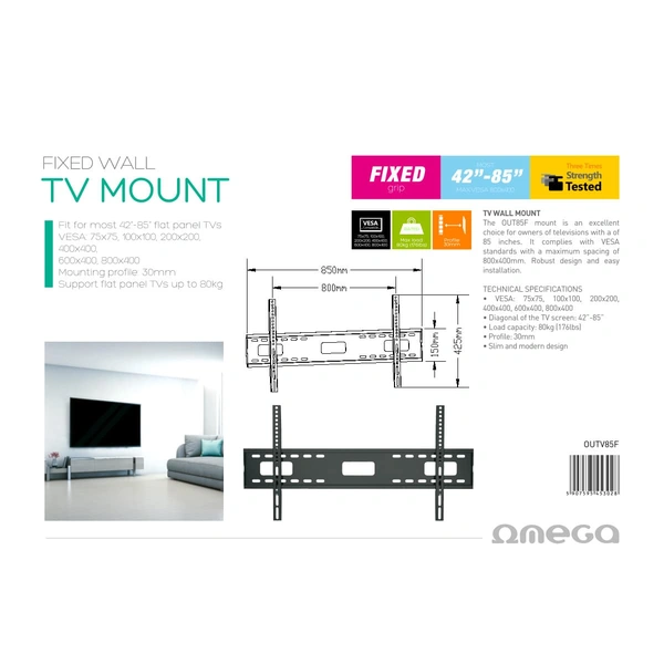Omega Držač OUTV85F za TV fixed