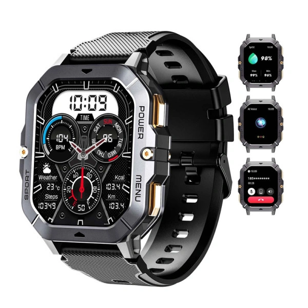 Oukitel BT101 crn Smart Watch Military 410mAh/Heart rate/SpO2/Blood Pressure/Accelerometer/eSIM