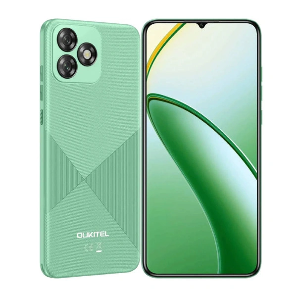 Oukitel-C53-green-Smart-phone4GOcta-Core6.6HD64GB44GB13M5MP4300mAhAndroid-14-3 Oukitel C53 green Smart phone4G/Octa-Core/6.6"HD/64GB/4+4GB/13M/5MP/4300mAh/Android 14