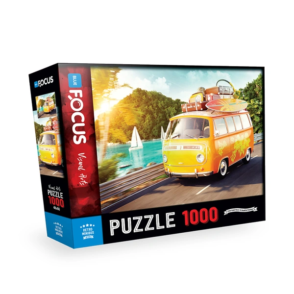 PUZZLE 1000 delova RETRO MINIBUS BF292