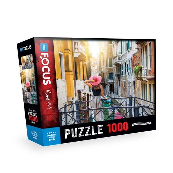 PUZZLE 1000 delova TRAVELLER WOMAN BF289