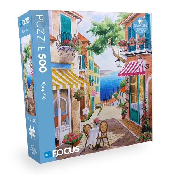 PUZZLE-500-delova-BEAUTIFUL-COASTAL-TOWN-BF460-1 PUZZLE 500 delova BEAUTIFUL COASTAL TOWN BF460