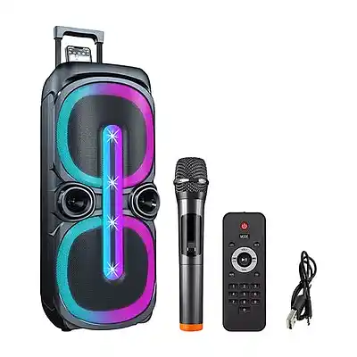 Party-Boom-Box-Intex-T21105-BT-FMAuxUSB1-x-Bezicni-mikrofonDaljinski60W-2 Party Boom Box Intex T21105 BT/ FM/Aux/USB/1 x Bežični mikrofon/Daljinski/60W