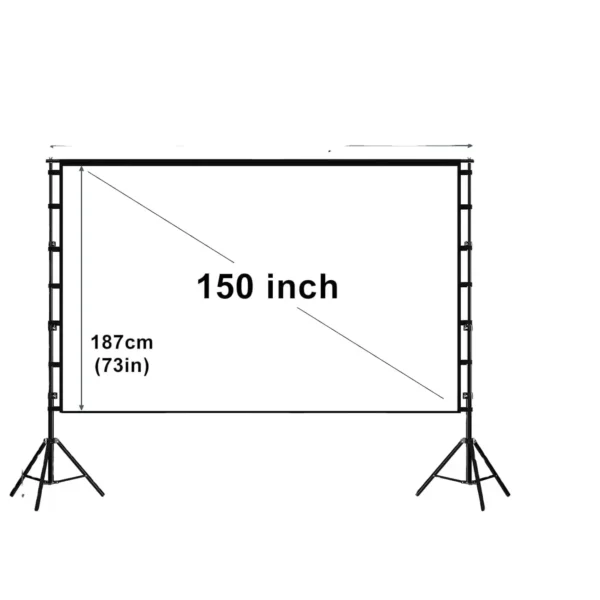 Platno za projektor Kettz KT-SP150 330x187
