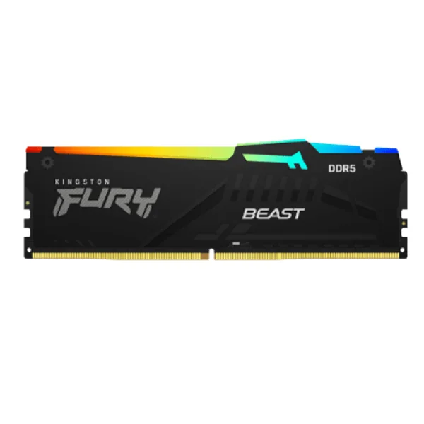 RAM DDR5 Kingston 64GB (2x32GB kit) 5600MT/s KF556C40BBAK2-64 Fury Beast RGB