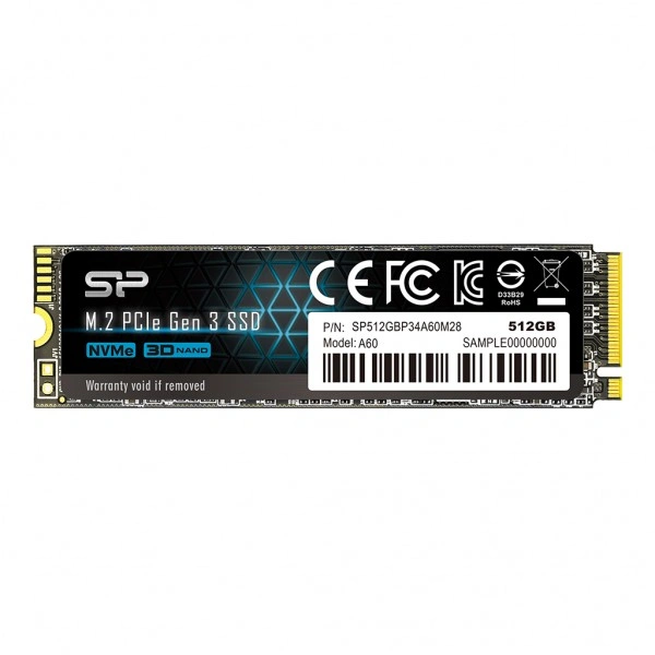 SSD M.2 NVMe Silicon Power A60 Gen.3 512GB