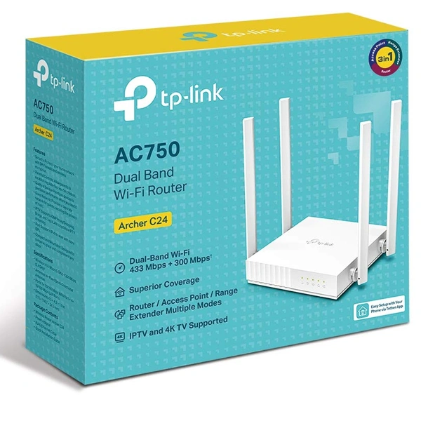 TP-LINK-ARCHER-C24-Bezicni-ruter-Wi-FiAC750433Mbps300Mbps1-xWAN-4xLAN4-antene-1-1