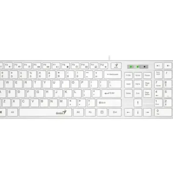 Tastatura Genius SlimStar 126 USB YU Bela