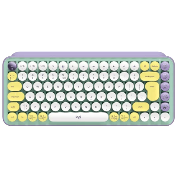 Tastatura Logitech Pop Keys Daydream bela/ljubičasta US 920-010736