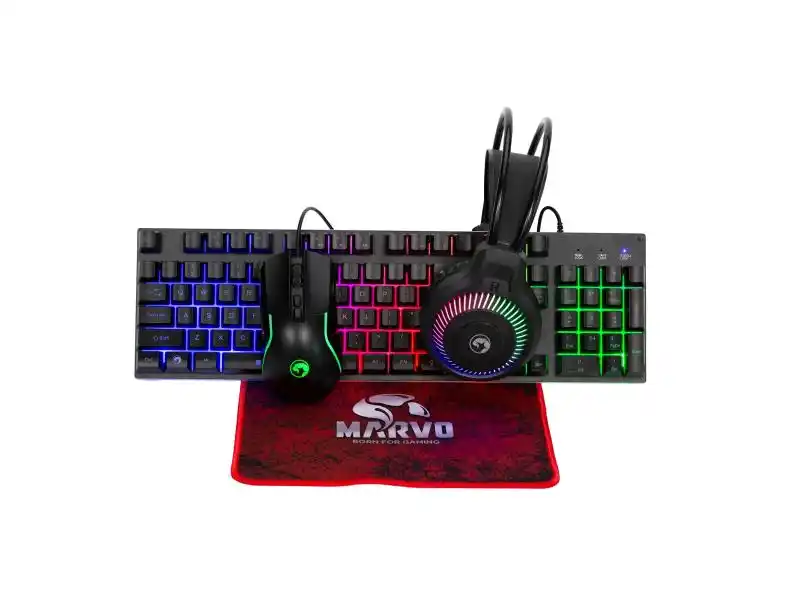 Tastatura-mis-slusalice-podloga-Marvo-LOOT-40-CM416-1 Tastatura + miš + slušalice + podloga Marvo LOOT 40 CM416