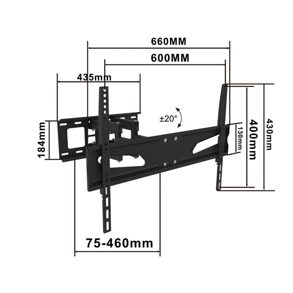 Xstand-37-75-all-around-Nosac-za-TVFULL-MOTIONnagib-20-do20rotac.90VESA-600X40050kg8-46cm-1-1