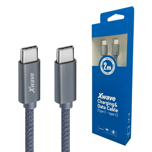 Xwave Kabl Tip-C muški na Tip-C muški 2M 3A 5Gbps