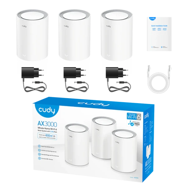 Whole-Home-Wi-Fi-6-Mesh-System-2.5G-Solution-Cudy-M3000-AX-3000-Dual-Band3-Pack-2