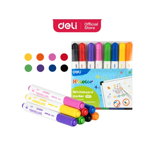 Deli EU021 flomasteri za belu tablu