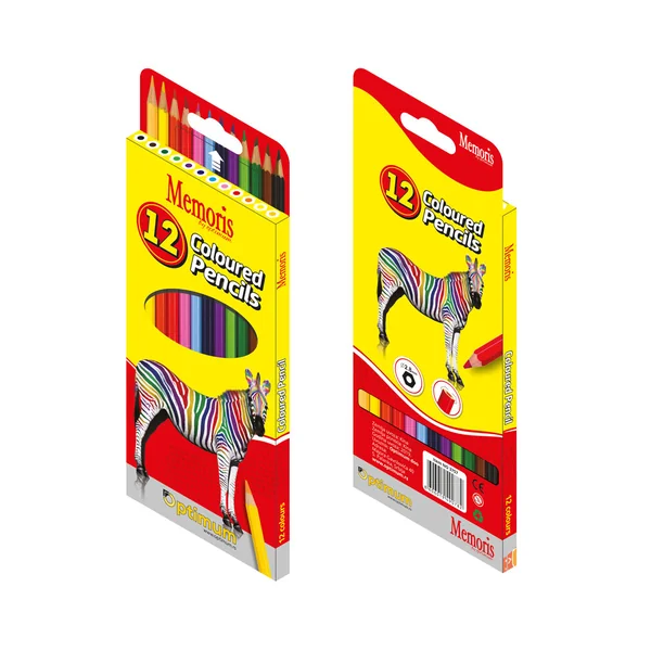 Memoris Zebra 12 boja drvene bojice