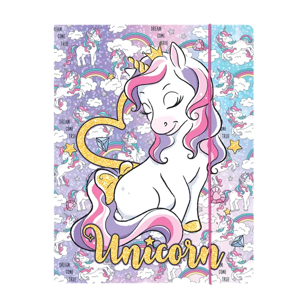 Optimum Unicorn fascikla sa gumom A4