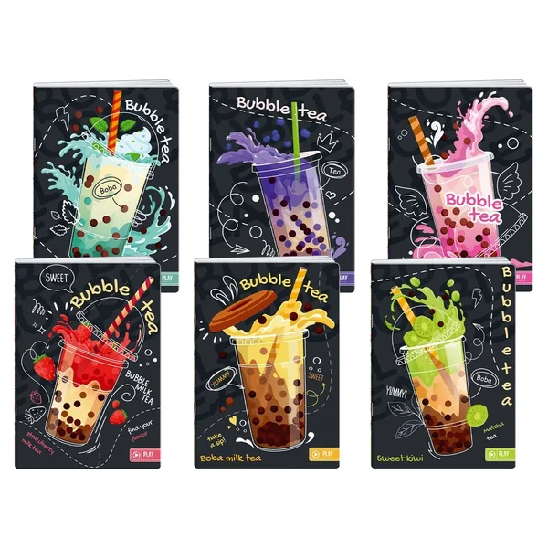 Play Premium 50 Bubble Tea A4 Karo školska sveska