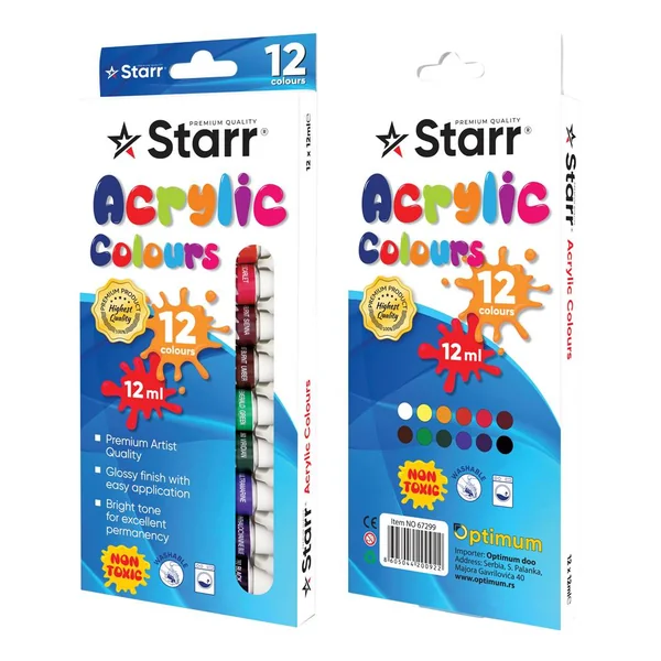 Starr 1/12 perive akrilne boje