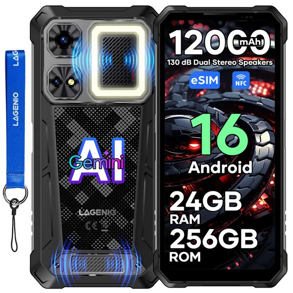LAGENIO Rhino 1 Pro 12.000 mAh otporni pametni telefon